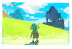 potasium:  drew a bunch of wind waker screen shots !! wind waker