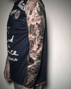 ink-pedia:  Ossian Staraj   If I end up getting a bunch of tattoos