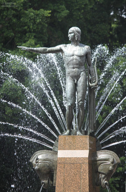 honorthegods:  Apollo in the Archibald Fountain by   François-Léon