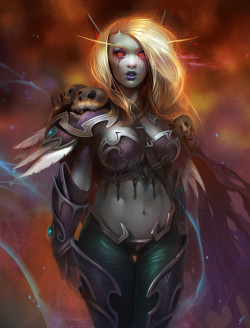 art-of-cg-girls:  Sylvanas Windrunner by Dave Greco