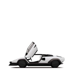 petrolified:  Countach with a twist.  #lamborghini #countach