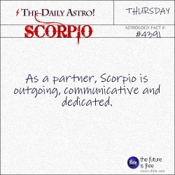 dailyastro:  Scorpio 4391: Visit The Daily Astro for more facts