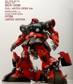gunjap:  HY2M Limited Edition Rick-Dom Full Hatch Open Ver. Latest