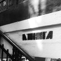 I went to see if my noisia stencil graffiti was still in place.