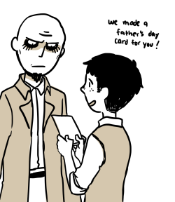 ask-keith-shadis:  misterfreckle:  HAPPY SORTOF FATHERS DAY 
