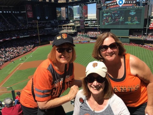 <p>Just try to stop them. #latergram #openingday #sfgiants #gamerbabes  (at Arizona Diamondbacks Major League Baseball)</p>