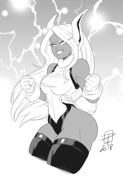 callmepo:  The Rabbit Hero: Miruko from BnHA. As soon as I saw