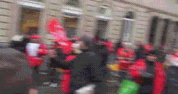 kropotkindersurprise:  December 16 2014 - Belgians threw eggs