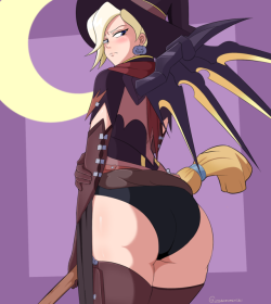 ninsegado91:  grimphantom2:  zeromomentaii:    Witch Mercy butt.