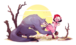cyancapsule:    Big bad pervy wolf & Emelie!  I don’t do
