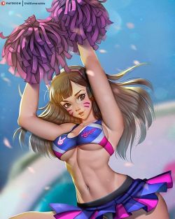 didiesmeralda:  Cheerleader DVA #dvaoverwatch #dva #cheerleaders