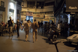 Naked in the center of Thessaloniki  https://vimeo.com/74696604