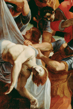Lodovico Carracci. Detail from St. Sebastian thrown into the