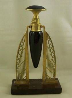 decodrive:  Art Deco early patent perfume bottle