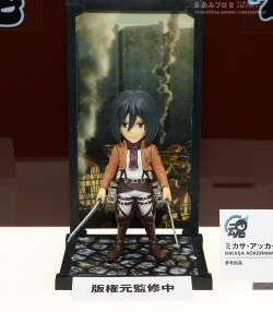 Tamashii Buddies releases a preview of their Mikasa figure, to