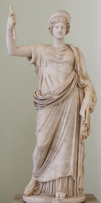 ancientart:  Hera Farnese. Statue of Hera (of the Ephesus-Vienna