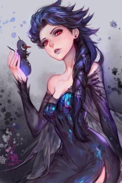 asannisato:  “다크 퀸 엘사” (DARK QUEEN ELSA)