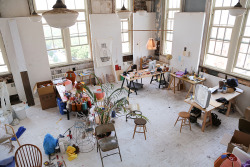 Ana Kras’ art studio 