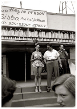 Vintage 50’s-era candid photo captures a pair of teenage