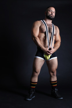 studiotimoteo:  Scott in our New Ambush Singlet Made in USA80%