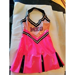 sogoodforbunnies:  The cutest #custom #latex #cheerleading dress