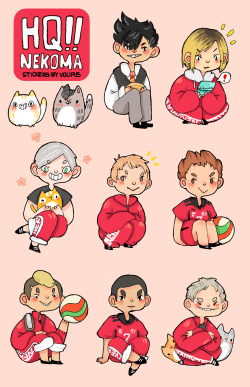 volipus:  Nekoma stickers are up at my storenvy!