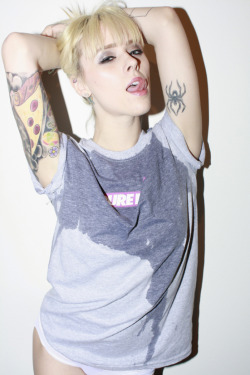 quinncornchip:  heelsandcandy:   Alysha Nett in PUREFILTH ClothingPhoto