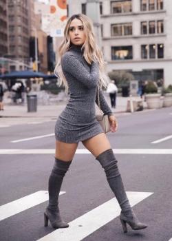 Huge fan of the sweater dress