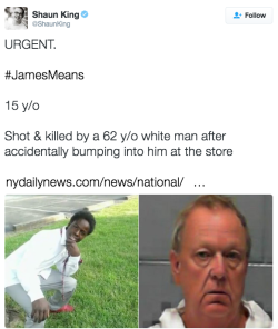 the-movemnt: Unarmed black teenager James Means fatally shot