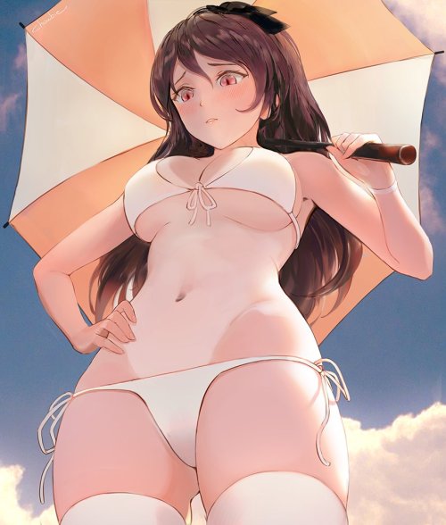 tumbdom:  ChowbieさんはTwitterを使っています: 「日焼け跡が気になるビキニガール😳