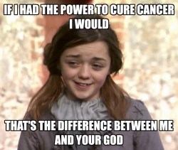 proud-atheist:  Sansa isn’t impressed with your bullshithttp://proud-atheist.tumblr.com
