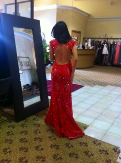 prom dress shopping