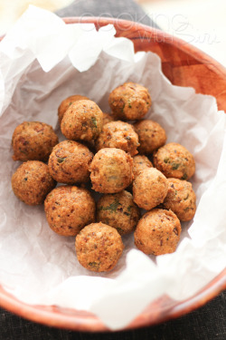 findvegan:  Make these fried fritters for loads of luck! 