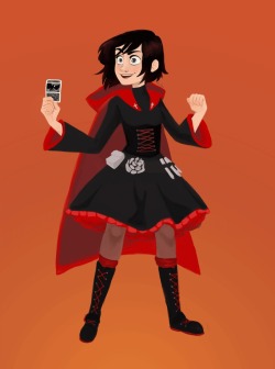 frecklesthewade:  A Ruby to go with the Blake I drew a few months