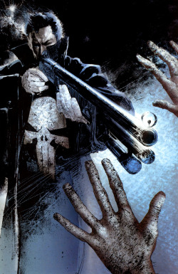 thebendisageofcomics:  The Punisher by Bill Sienkiewicz