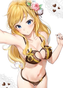 planet–anime:Choco coloured panties today [idolm@ster cinderella