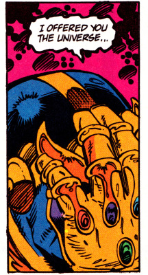 thecomicsvault:  Infinity Gauntlet #5 (November 1991)Art by Ron