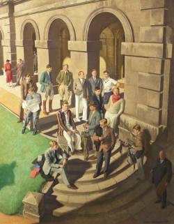 Conversation Piece: Worcester College, Oxford by Edward Irvine