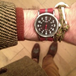thetieguy:  Finally figured out how to properly wear this bracelet