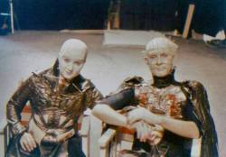 heavymetalmovies:  Grace Kirby and Doug Bradley lounging on the