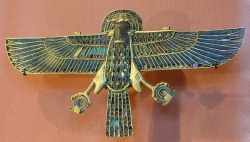 cgmfindings:  Amulet representing a ram-headed falcon. Ancient