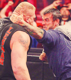 Good Job Brock you beat up a wounded man….