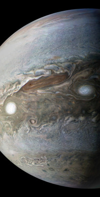 humanoidhistory:Jupiter, observed by the Juno probe, processed