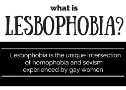 afterellen:  What is Lesbophobia? Lesbophobia is the unique hybrid