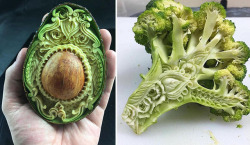 awesomeinventions:  (via Talented Artist Carves Everyday Foods