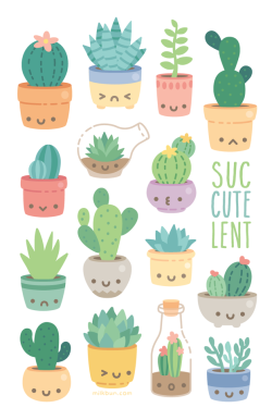 lovemilkbun:Succulents so cute.  (Why is that one grumpy??)