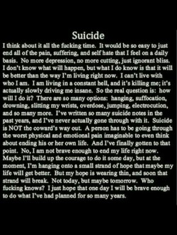 Suicide in Wonderland