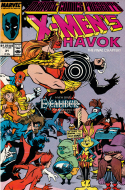 Marvel Comics Presents Havok, No. 38 (Marvel Comics, 1989). Cover