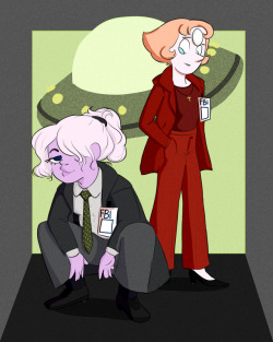 chizzi-cat: Pearlmethyst week day 2- crossover (The X-Files)