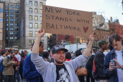 activistnyc:  New York stands in solidarity with #Baltimore.
